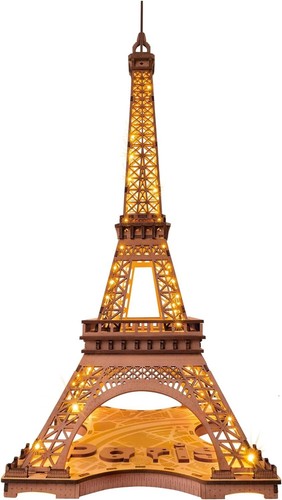 Rolife eiffel tower wooden - 3d,